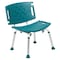 Flash Furniture 15" L, Plastic, Teal Bath & Shower Chair DC-HY3501L-TL-GG - alternate 2